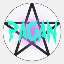 Pagan pentangle sticker