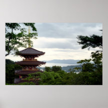 PAGODA on the JAPAN SEA COAST Poster