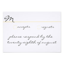 Paige and Wilkins RSVP Invitation