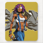 Paint it in Grey and Gold mousepad