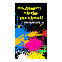 Paintball Business Card