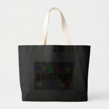 Paintball Splatter on Concrete Wall Bags