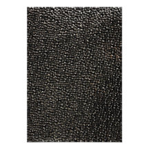 Painted black gems invitation