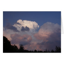 Painted Clouds Card