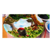 Painted Pie Customised Photo Card