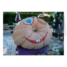 Painted Pumpkin Greeting Card