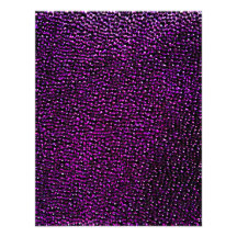 Painted purple gems personalized invitation