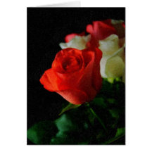 Painted Roses Card
