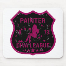 Painter Diva League Mouse Pad