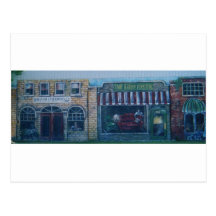 paintings on old building(In okla) Postcards