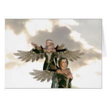Pair of Angels  Greeting Card