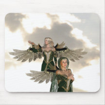 Pair of Angels  Mouse Pad