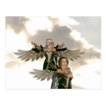 Pair of Angels  Postcard