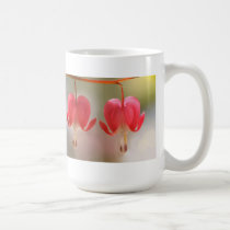 Pair of Bleeding Hearts Flowers mugs