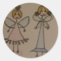 Pair of fairies stickers