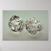 Pair of Ice cubes Poster