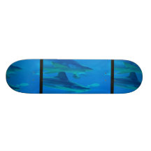Pair of Sharks Skateboard