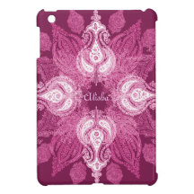 Paisley wheel purple pink sun flower cover for the iPad mini