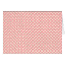 Pale Pink and cream ornate Card