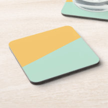 Pale Sunflower + Pale Seafoam Coasters