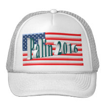 PALIN 2016 Cap, Blue-Green 3D, Old Glory Hats