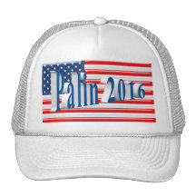 PALIN 2016 Cap, Sea Blue 3D, Old Glory Hats