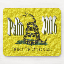 PALIN 2016 Mouse Pad, Brown 3D, Gadsden