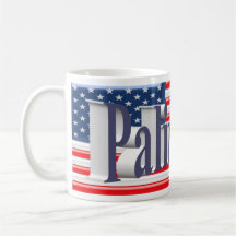 PALIN 2016 Mug, Blue-Gray 3D, Old Glory