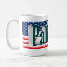 PALIN 2016 Mug, Blue-Green 3D, Old Glory