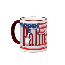 PALIN 2016 Mug, Red 3D, Old Glory