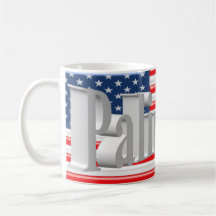 PALIN 2016 Mug, White 3D, Old Glory