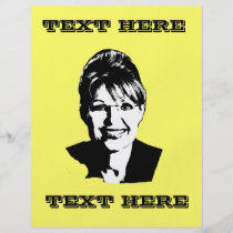 PALIN BUST NEW flyers