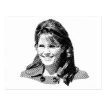 Palin Face Postcards