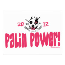 Palin Power Hockey Mum 2012 Postcards