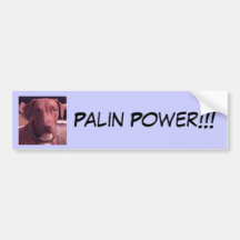 Palin Power Pit Bull Bumper Sticker
