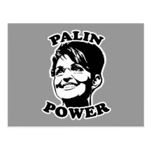 PALIN POWER POST CARD