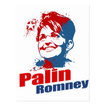Palin Romney 2012 Post Card