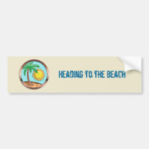 Palm, Sun and Island Bumper Stickers