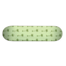Palm Tree Pattern Skate Board