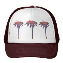 Palm Trees Pattern Hats