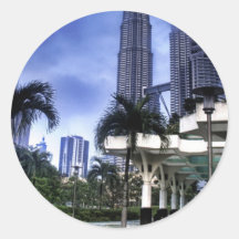 Palms & Skyscrapers Sticker