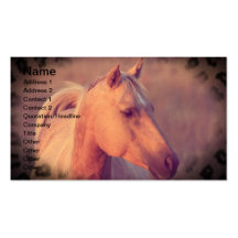 Palomino Horse Business Card Templates