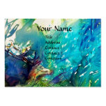 PAN AND DEER ,white pearl paper Business Card Templates