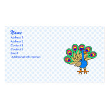 Pan Peacock Business Card