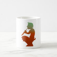Pan Satyr Flöte flute Tee Tasse