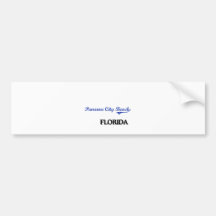 Panama City Beach Florida City Classic Bumper Sticker