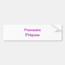 Panamanian Princess Bumper Sticker