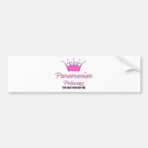 Panamanian Princess Bumper Stickers