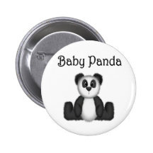 Panda Bear Buttons