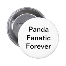Panda Fanatic Forever Button